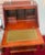Louis Philippe Carless X English Mahogany 4-Drawer Inlaid Secretary Desk from Unbekannt, 1980s For Sale - Image 9 of 12