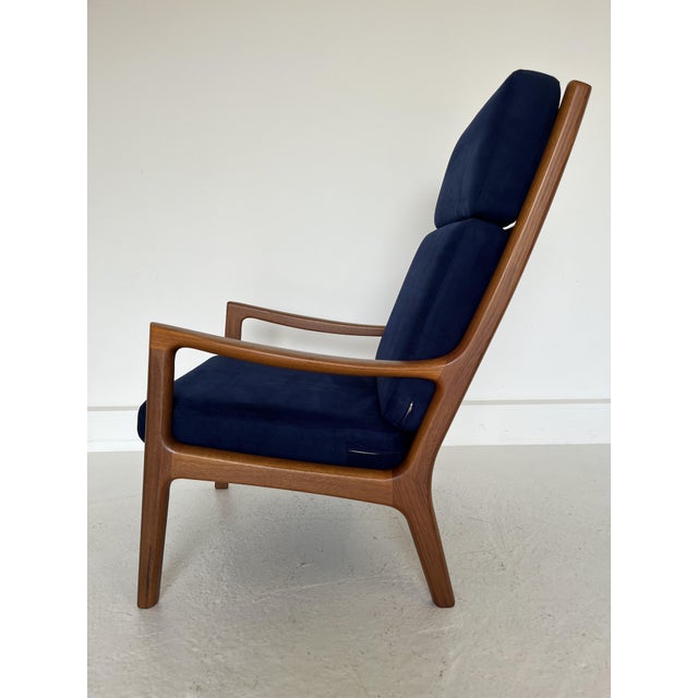 Danish Teak Senator Lounge Chair by Ole Wanscher for Poul Jeppesen, 1960s For Sale - Image 8 of 12