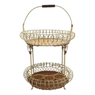Antique French Bar Caddy, 1950s For Sale