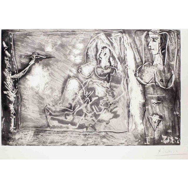 Pablo Picasso, In the Studio Etching Edition 32/50, 1965, Etching For Sale