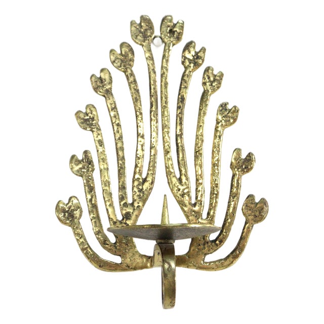 Brass Wall Sconce For Sale