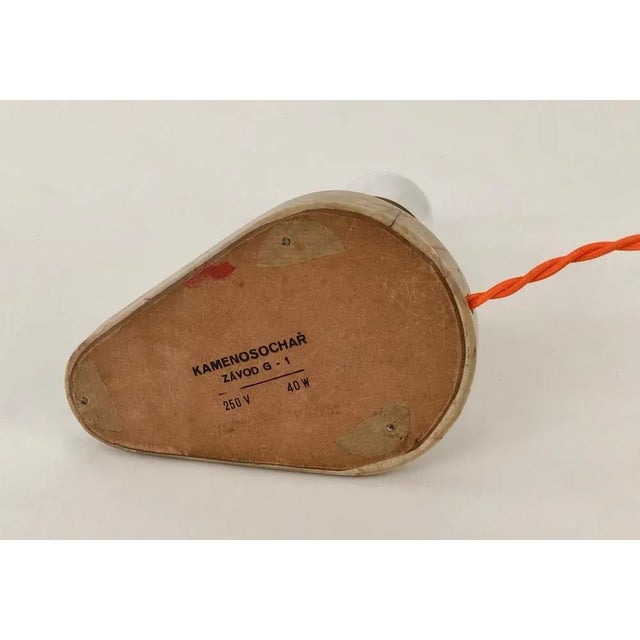 1920s Art Deco Czechian Bedside Table Lamp For Sale - Image 5 of 10