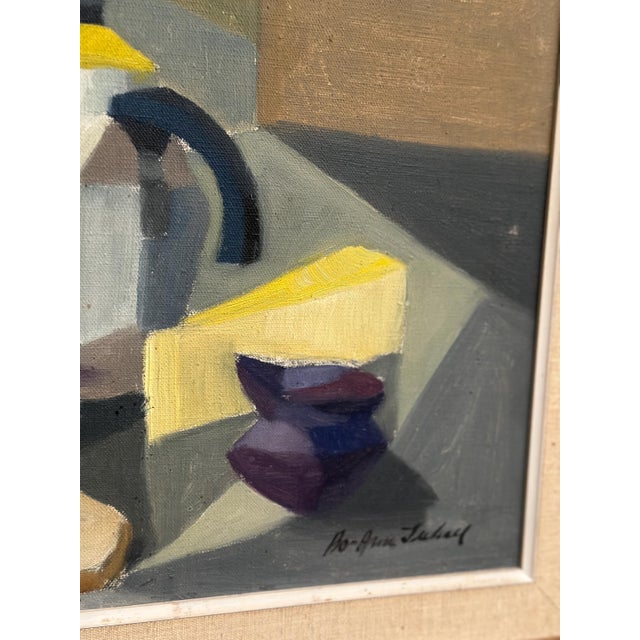 Bo Arne Irehall, Still Life, 1960s, Oil on Canvas, Framed For Sale - Image 9 of 18