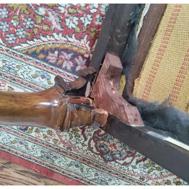 1880 Chippendale Mahogany Dining Side Chairs From Calvin Coolidge & Herbert Hoover Cabinet Member Admiral Jerald Wright - 2 Chairs For Sale - Image 4 of 5