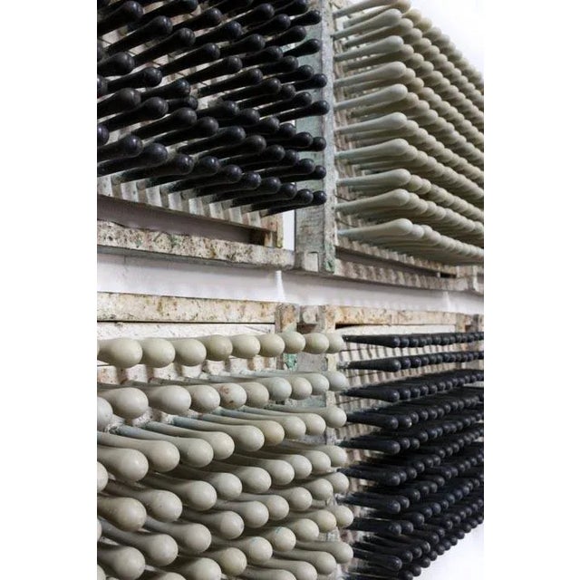 Wood Set of 6 Balloon Molds: 3 Tan and 3 Black For Sale - Image 7 of 7