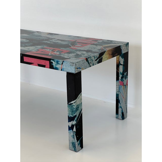 Table by Mimmo Rotella and Marco Ferreri, 2000s For Sale - Image 4 of 13