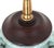 Mid-Century Modern Late 20th Century Chinoiserie Pomegranate Table Lamp With Crackle Glaze in Celadon Green For Sale - Image 3 of 6