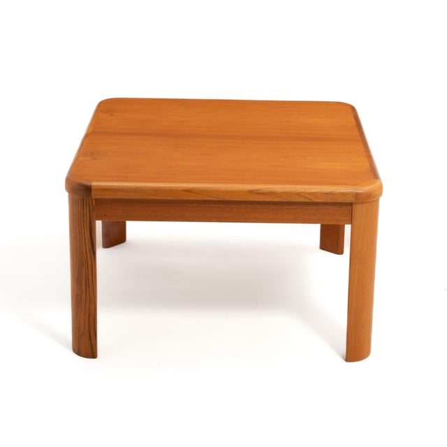 1990s Teak Coffee Side Table Danish Style Canada Happy Viking Nordic Furniture 1991 For Sale - Image 5 of 9
