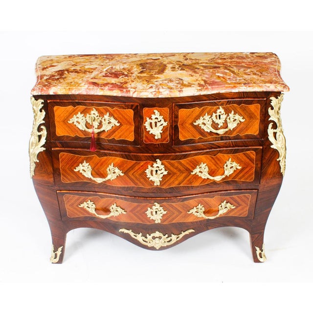 French Louis XVI Marquetry Chest of Drawers, 18th Century For Sale - Image 3 of 18