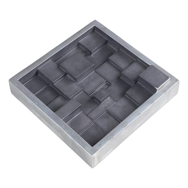 Brutalist Geometric Relief Sculpture by Max Seidenfaden for SDS, 1970s For Sale