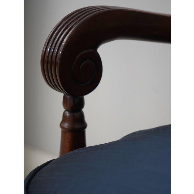 Brown Theodore Alexander Regency Style Cane Seat Window Bench For Sale - Image 8 of 17