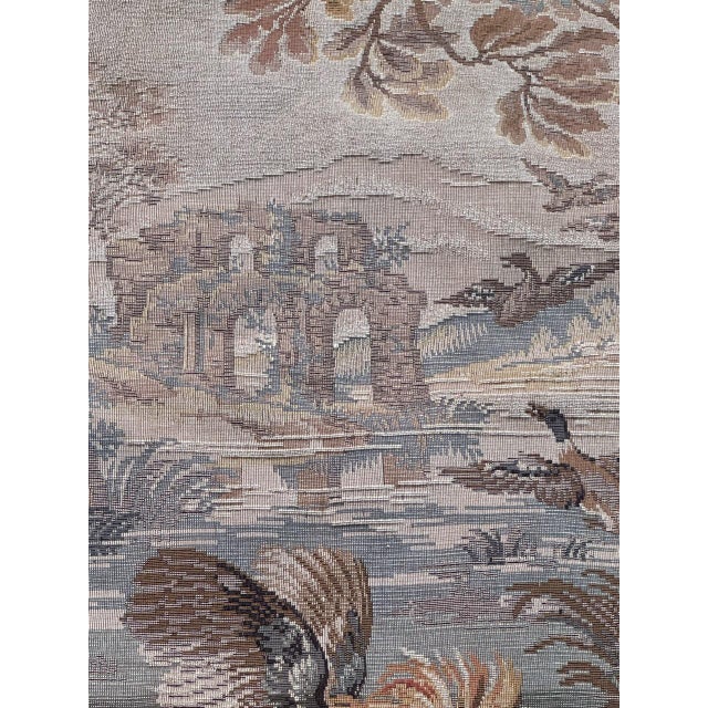 Vintage French Aubusson Style Jacquard Tapestry, 1970s For Sale - Image 14 of 18