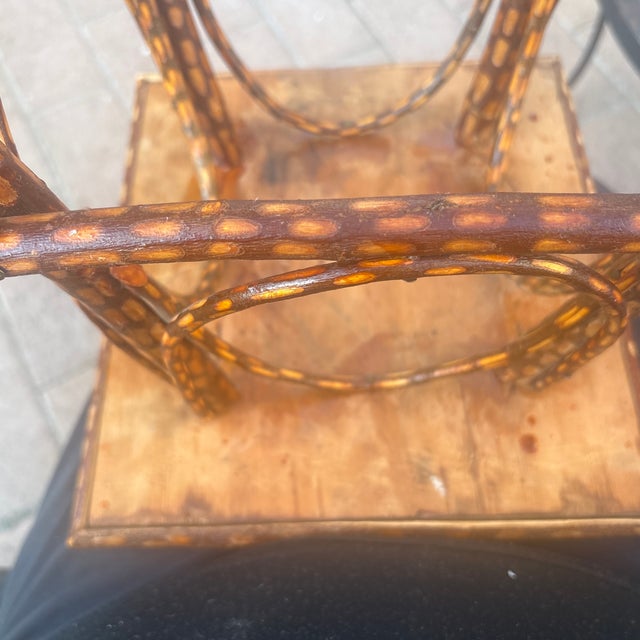 1910s Antique Adirondack Side Table For Sale - Image 5 of 7