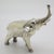 Metal Large Vintage Italian Handmade Sterling Silver Elephant Figurine, Arezzo, Tuscany, Italy, 1980s For Sale - Image 7 of 13