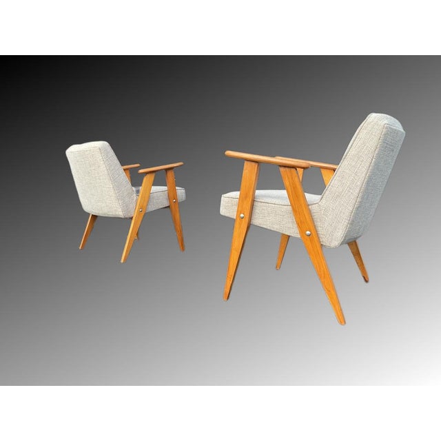 Set of 366 Easy Chairs by Jozef Marian Chierowski, 1960 For Sale - Image 6 of 16