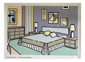 Roy Lichtenstein, Interior with Waterlilies, 2000s, Print