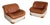 Vintage 1970s Italian Leather Swan Chairs For Sale