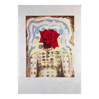 1970s Salvador Dali Memories of Surrealism Surrealist Flower Girl For Sale