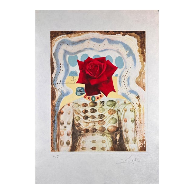 1970s Salvador Dali Memories of Surrealism Surrealist Flower Girl For Sale