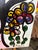 Peter Keil 1970s Peter Keil Original Abstract Woman With Flowers Canvas Painting For Sale - Image 4 of 8