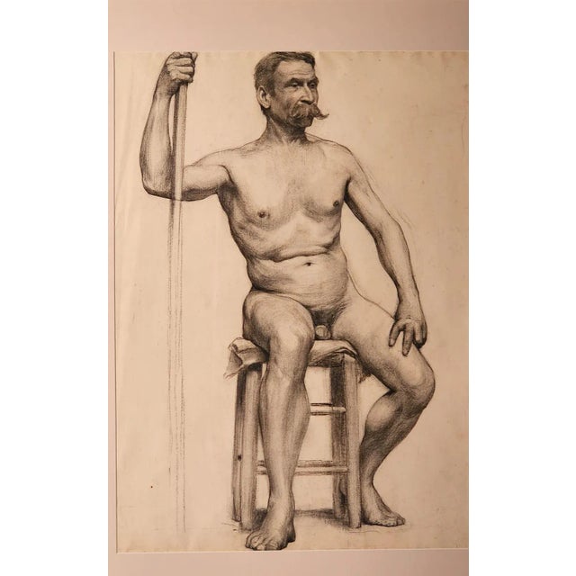 An École des Beaux-Arts academic study, France, circa 1880.