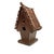 1990s Handcrafted Wooden Twig Roof Arts. & Crafts Birdhouse For Sale - Image 5 of 7