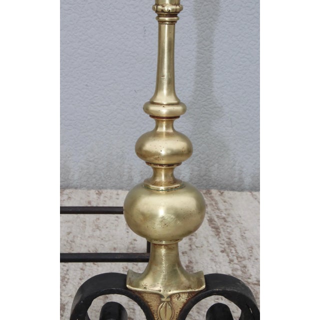 1930s 1930s Bronze Andirons For Sale - Image 5 of 13