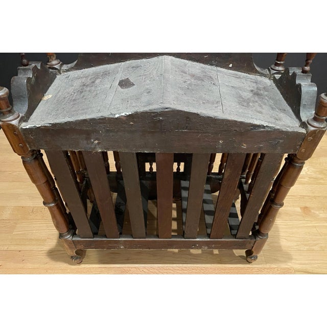 Late 18th Century 18th Century French Carved Walnut Panetiere For Sale - Image 9 of 9