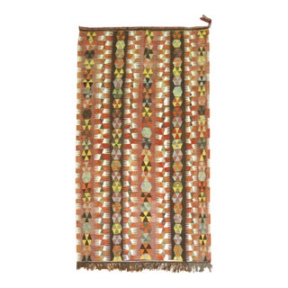 Mid 20th Century Tribal Kilim - 5'7" x 8'8" For Sale