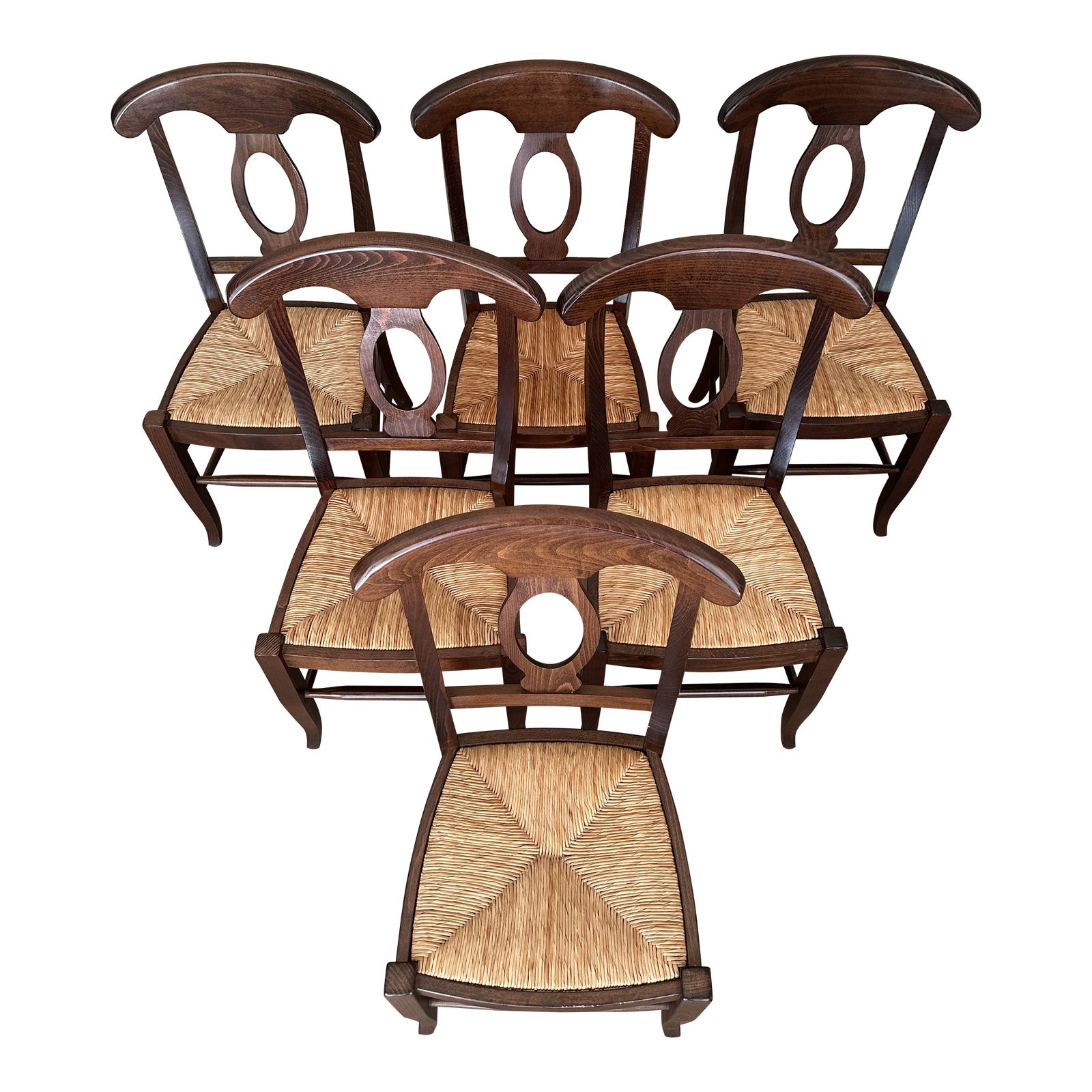 Pottery Barn Napoleon Chairs Set of 6 Chairish