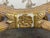 Pair of Italian Neoclassical Curule Stools W/ Fortuny Upholstery For Sale - Image 11 of 17