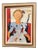 Hans Osswald, Girl in Light Blue Dress, 1950s, Oil Painting on Canvas, Framed For Sale