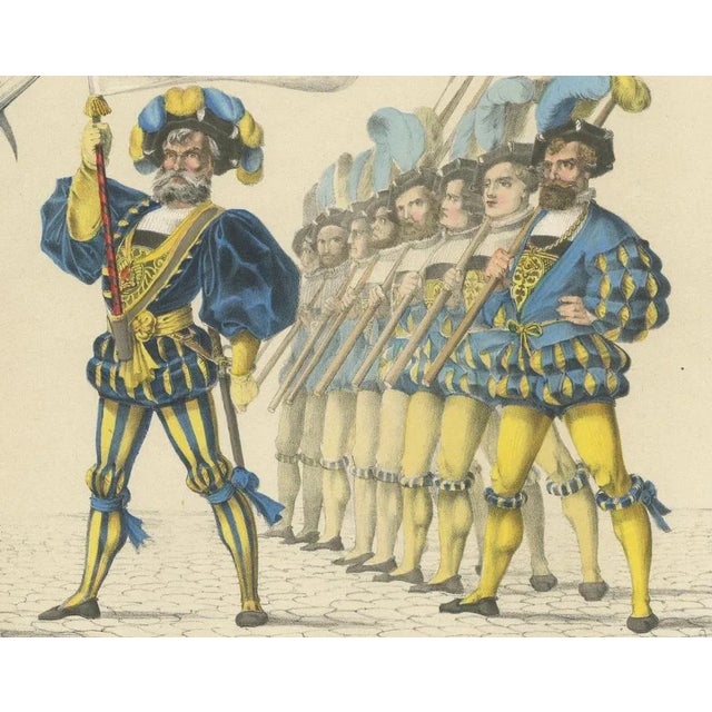 The Society of Monkeys and the Shipbuilders – A Swiss Guilds’ Grand Procession This striking hand-colored lithograph is...