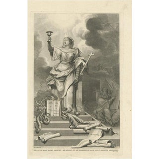 Calmet, Stating That Law Is Given by Moses, Mercy and Truth by Jesus, 1725, Print For Sale