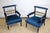 Set of Blue Armchairs, 1830s For Sale - Image 16 of 16
