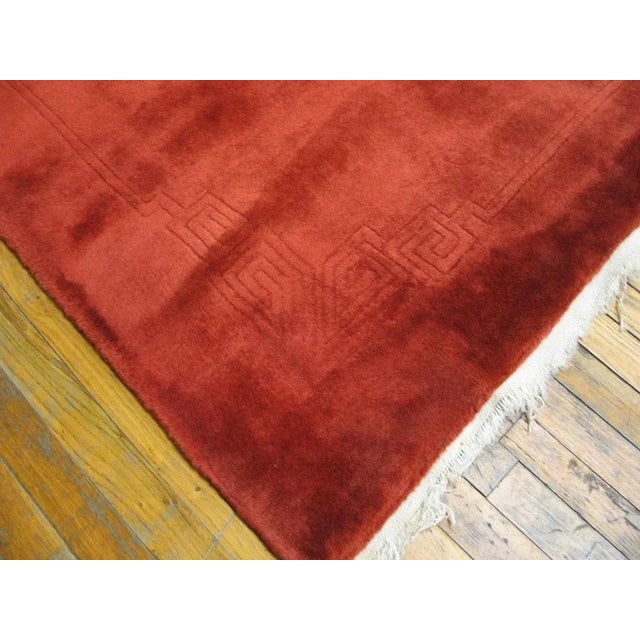 1930s Chinese Art Deco Carpet ( 10" x 17'6" 304 x 533 cm ) For Sale - Image 4 of 7