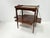 Mahogany Serving Table with Marquetry Net Decoration For Sale - Image 11 of 11