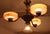 Danish Art Deco Chandelier with Alabaster-Look Glass Bowls For Sale - Image 13 of 18