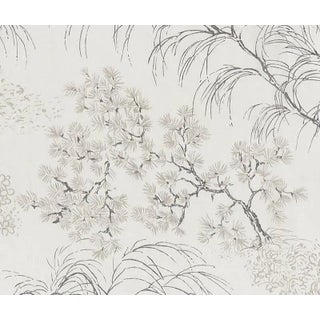 Sample - Schumacher Mori Sheer Fabric in Neutral For Sale