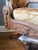 Wood Antique Koken Barbers’ Chair, Upholstered, Hydraulic Pump, Headrest, Footrest, Oak For Sale - Image 7 of 10