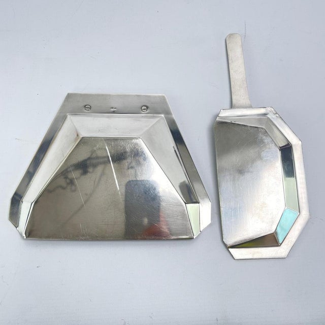 Art Deco Silver-Plated Drawer Tray by B.B, 1930s For Sale - Image 3 of 7