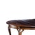 Furniture - D. Jose dining room table; in fine wood. Portuguese; 20th century; circular top; resting on four curved legs;...