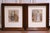 Late 19th Century Pair 19th Century French Fashion Engravings in Walnut Frames For Sale - Image 5 of 17