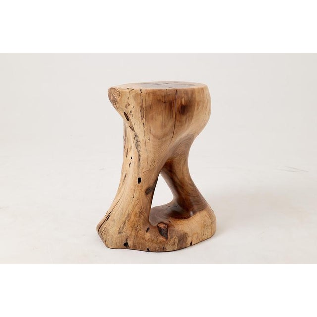 Contemporary Sculptural Side Table by Logniture For Sale - Image 3 of 18