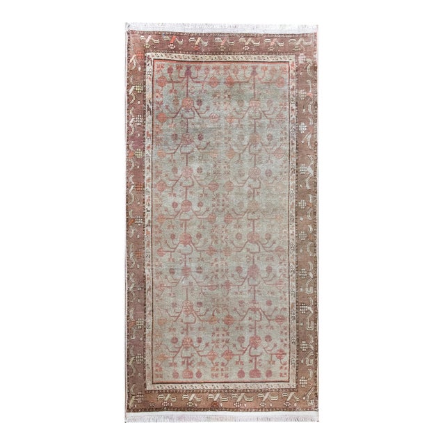 Early 20th Century Central Asian Khotan Rug For Sale