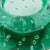 Italian Murano Bullicante Green Cased Glass Bowl, 1950's For Sale - Image 4 of 4