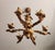 Vintage Florentine Chandelier Gilded in Gold Leaf, 1940s For Sale - Image 13 of 18