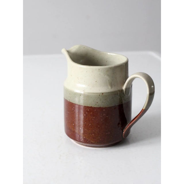 Vintage Takahashi Pottery Pitcher For Sale - Image 4 of 11