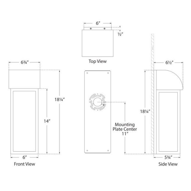 Modern Chapman & Myers for Visual Comfort Signature Edgemont 18" Wall Sconce in Bronze with Clear Glass For Sale - Image 3 of 3