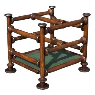 Walnut Canterbury or Magazine Rack, 1890s For Sale